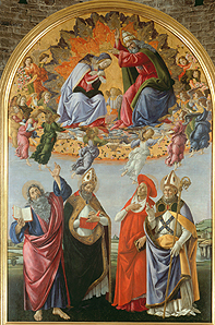 Krönung Mariae a Sandro Botticelli