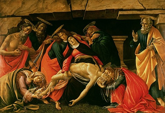 Lamentation of Christ. c.1490 a Sandro Botticelli