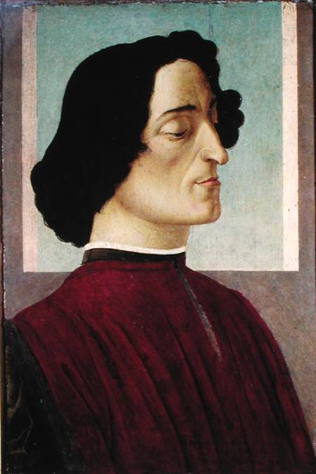 Portrait of Giuliano de' Medici (1478-1534) a Sandro Botticelli