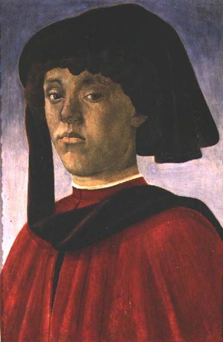 Portrait of a Young Man a Sandro Botticelli