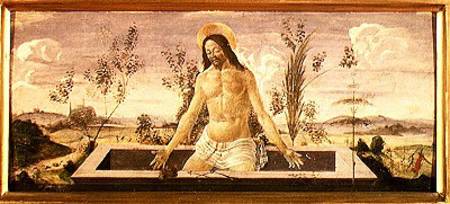 Predella panel depicting the Resurrection, from the St. Barnabas Altarpiece a Sandro Botticelli