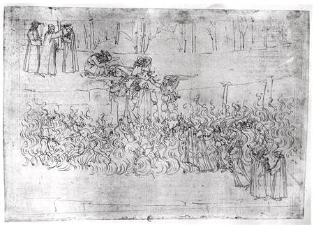 Purgatory from 'The Divine Comedy' by Dante Alighieri (1265-1321) a Sandro Botticelli