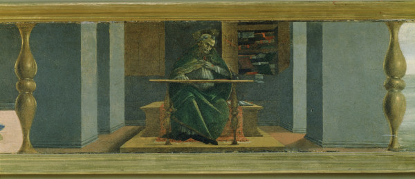 S.Botticelli, Augustinus in der Zelle a Sandro Botticelli