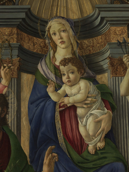 S.Botticelli, Maria mit Kind a Sandro Botticelli