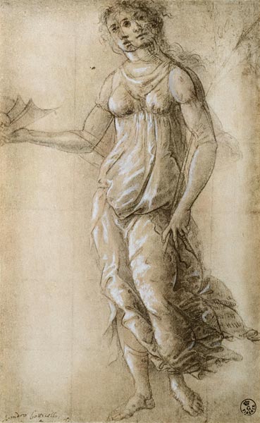 Study of Athene a Sandro Botticelli