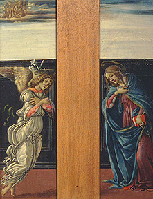 Die Verkündigung Mariae a Sandro Botticelli
