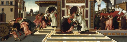Vier Szenen aus dem Leben des heiligen Zenobius a Sandro Botticelli