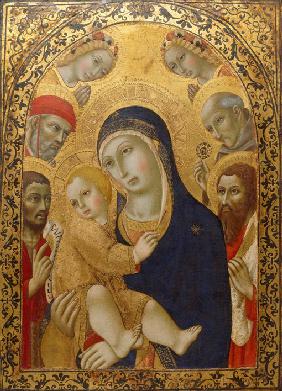 Madonna and Child with Saints Jerome, John the Baptist, Bernardino and Bartholomew