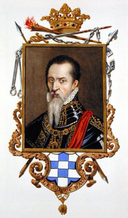 Portrait of Ferdinand Alvarez de Toledo Duke of Alva from 'Memoirs of the Court of Queen Elizabeth' a Sarah Countess of Essex