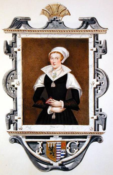 Portrait of Lady Jane Grey (1537-54) 'Nine-Days Queen' from 'Memoirs of the Court of Queen Elizabeth a Sarah Countess of Essex