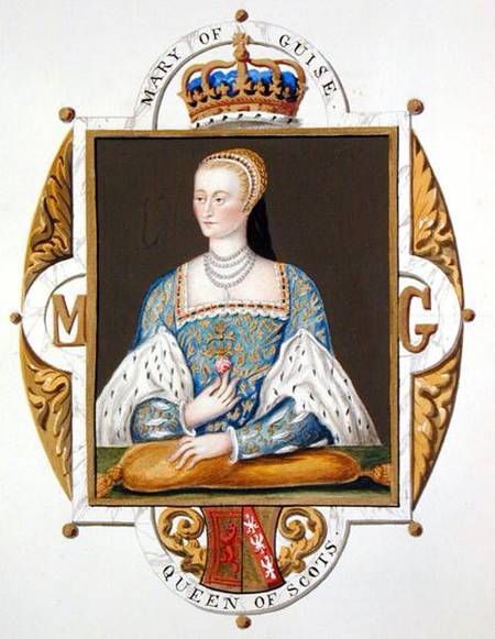 Portrait of Mary of Guise (1515-60) Queen of Scotland from 'Memoirs of the Court of Queen Elizabeth' a Sarah Countess of Essex
