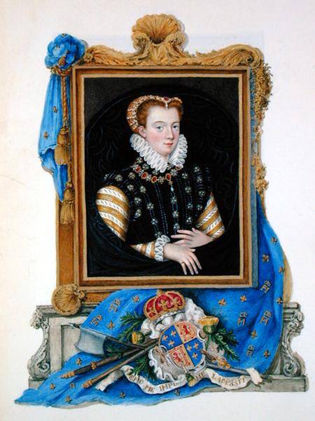Portrait of Mary Queen of Scots (1542-87) from 'Memoirs of the Court of Queen Elizabeth' a Sarah Countess of Essex