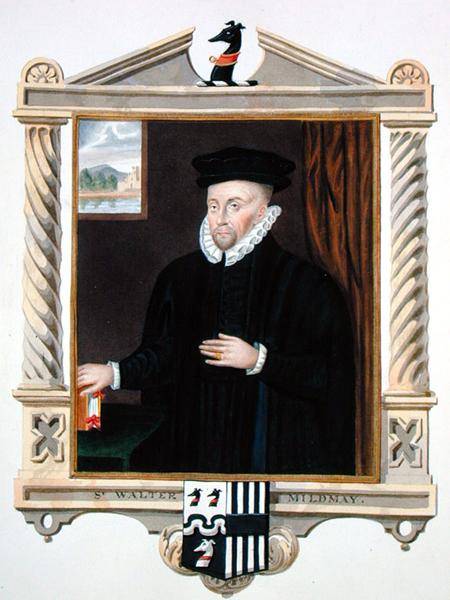 Portrait of Sir Walter Mildmay (c.1520-89) from 'Memoirs of the Court of Queen Elizabeth' after a po a Sarah Countess of Essex