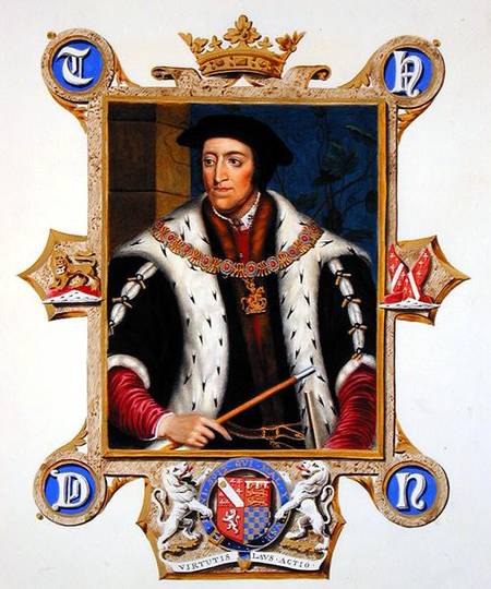Portrait of Thomas Howard (1473-1554) 3th Duke of Norfolk from 'Memoirs of the Court of Queen Elizab a Sarah Countess of Essex