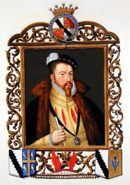 Portrait of Thomas Radcliffe (c.1526-d.1583) 3rd Earl of Sussex from 'Memoirs of the Court of Queen a Sarah Countess of Essex