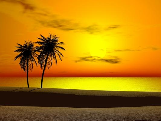 Tropical sunrise a Sarah Holmlund