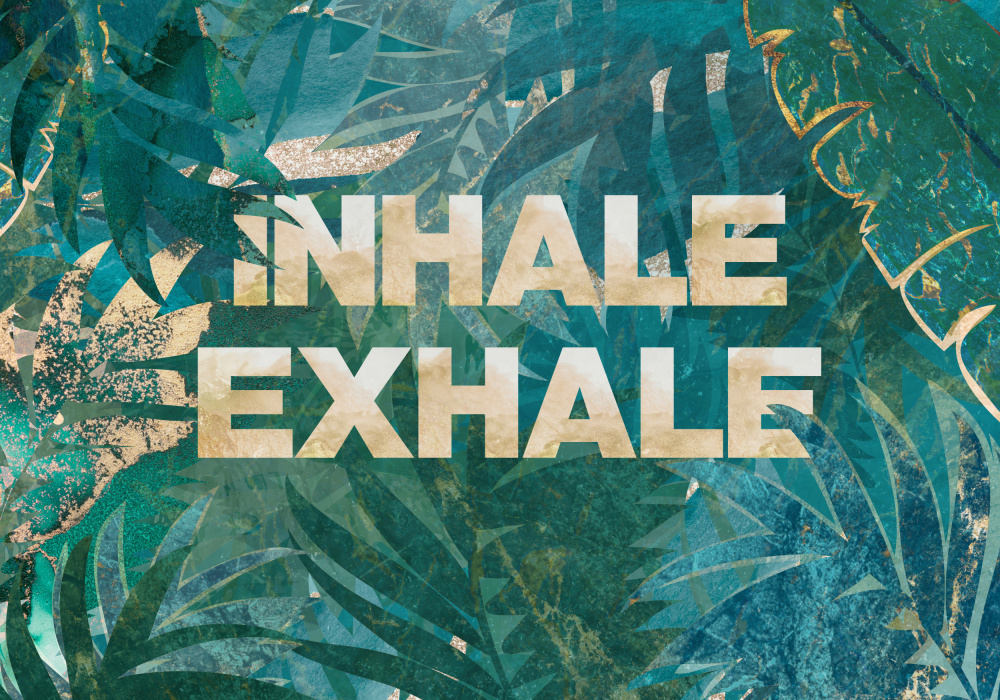 Inhale exhale typography 2 a Sarah Manovski