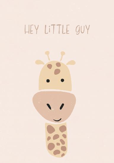 Giraffe nursery print