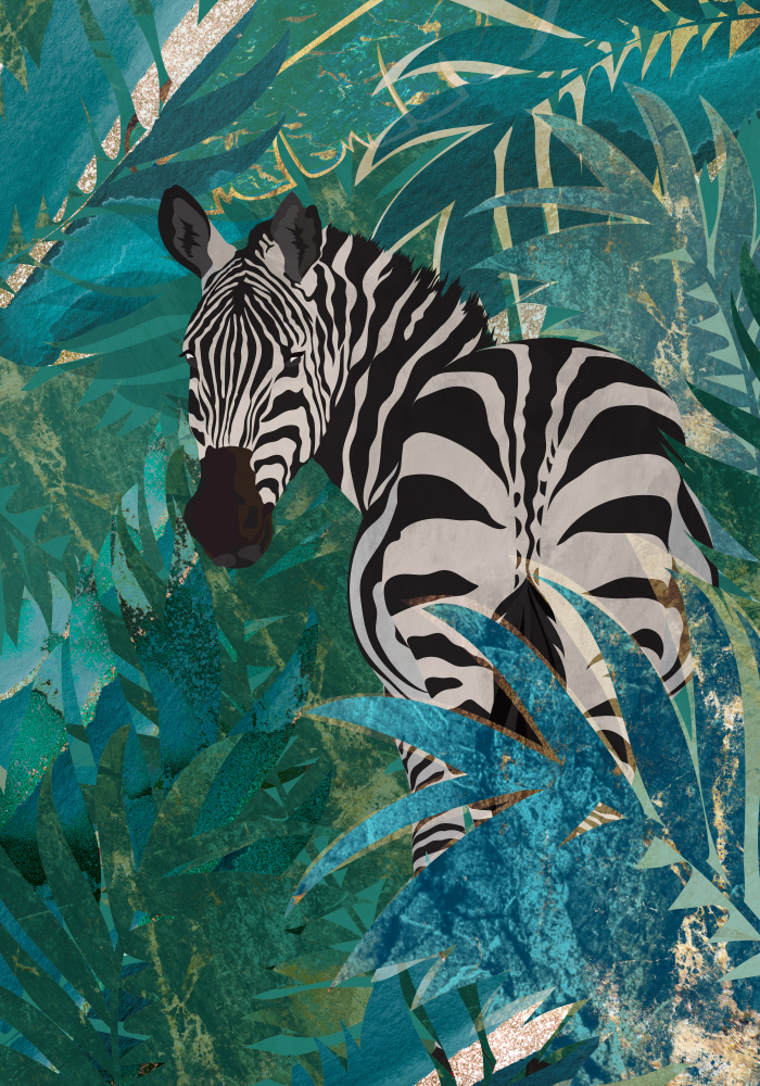 Zebra in the jungle 1 a Sarah Manovski