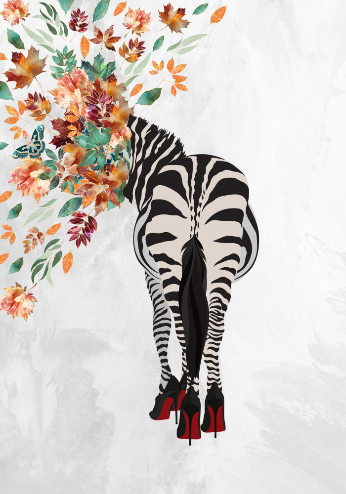 Zebra Flower Head 01 a Sarah Manovski