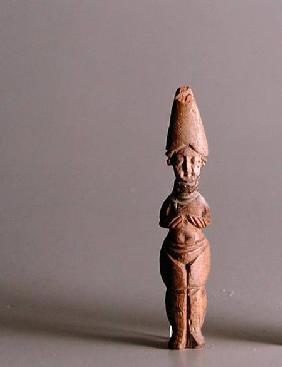 Figurine with a tall hat, from Susa, Iran