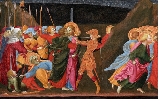 The Betrayal of Christ a Sassetta