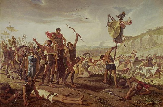 Marius triumphing over the Cimbri a Saverio Altamura