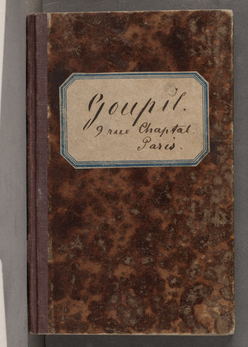 Verzeichnis der Werke für Goupil & Cie, Paris a Schreyer Adolf