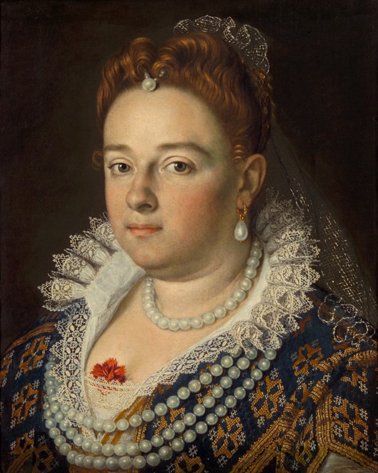 Portrait of Bianca Cappello, Second Wife of Francesco I de' Medici a Scipione Pulzone