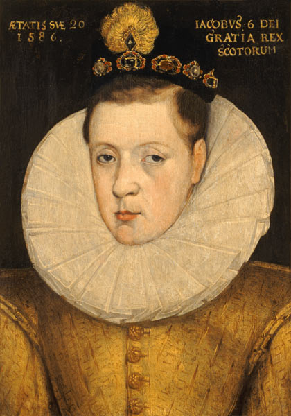 Portrait of James VI of Scotland a Scottish school