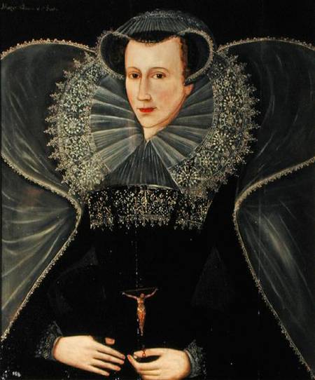 Portrait of Mary Queen of Scots (1542-87) a Scottish school