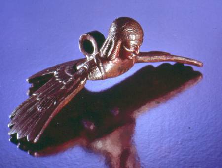 Cauldron handle, bird with the torso of a woman a Scythian