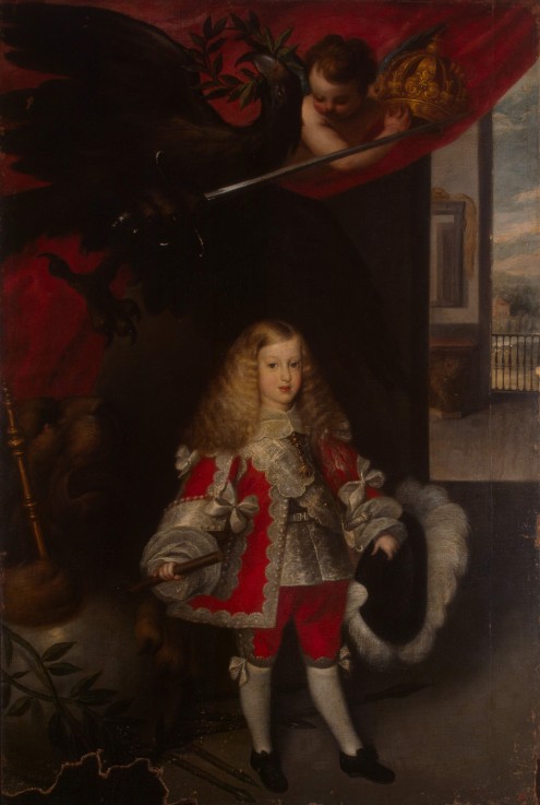 Portrait of Charles II of Spain as a Child a Sebastian de Herrera Barnuevo