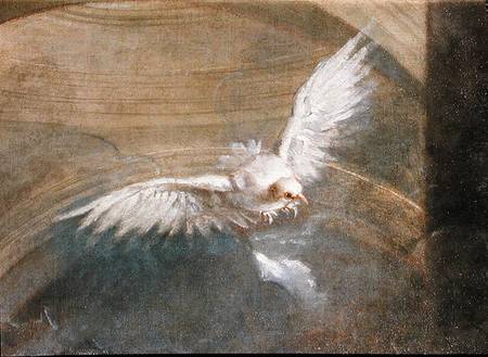 The Dove of the Holy Spirit  (detail of 230043) a Sebastiano Bombelli