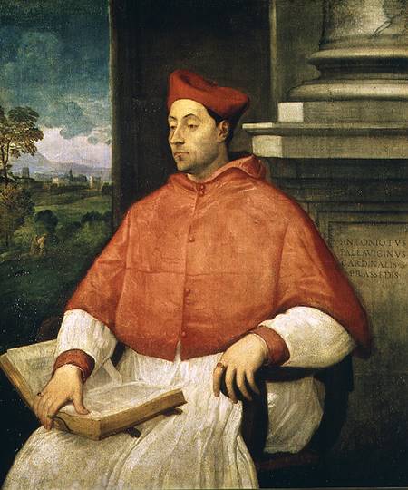 Portrait of Cardinal A. Pallavicini a Sebastiano del Piombo