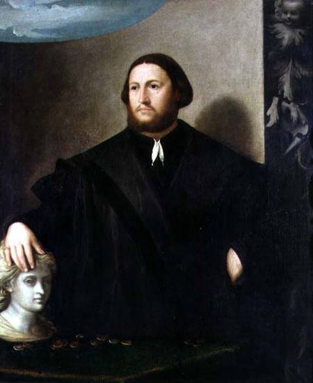Portrait of Raphaele Grassi a Sebastiano Florigerio