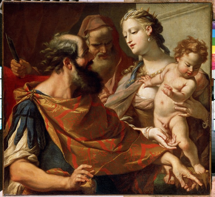 The Child Moses Trampling on the Pharaoh's Crown a Sebastiano Ricci