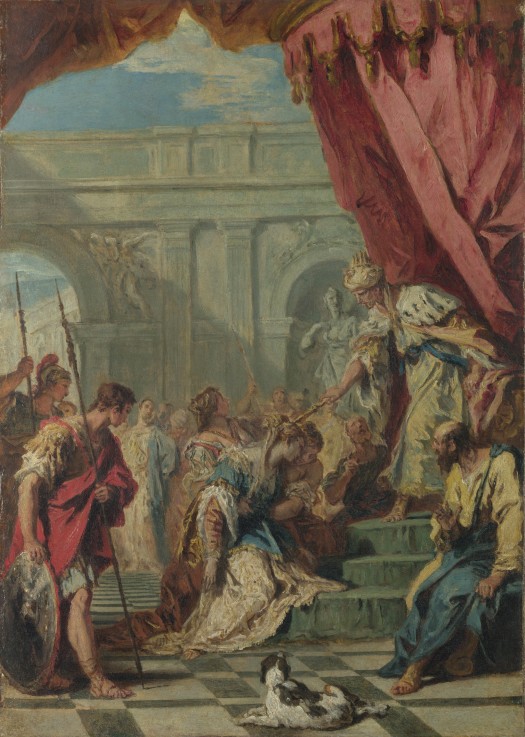 Esther before Ahasuerus a Sebastiano Ricci