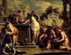 Sacrifice to Vesta. a Sebastiano Ricci