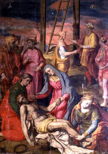 Deposition from the Cross a Sebastiano Vini