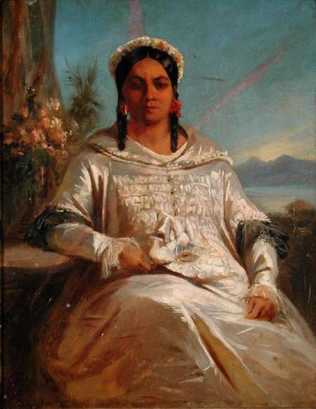Queen Pomare IV (1827-77) of Tahiti a Sebastien-Charles Giraud