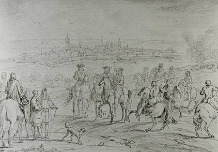 The Siege of Oudenaarde a Sebastien I Le Clerc