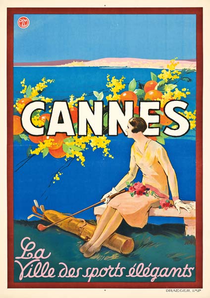 Poster advertising Cannes, a Sem