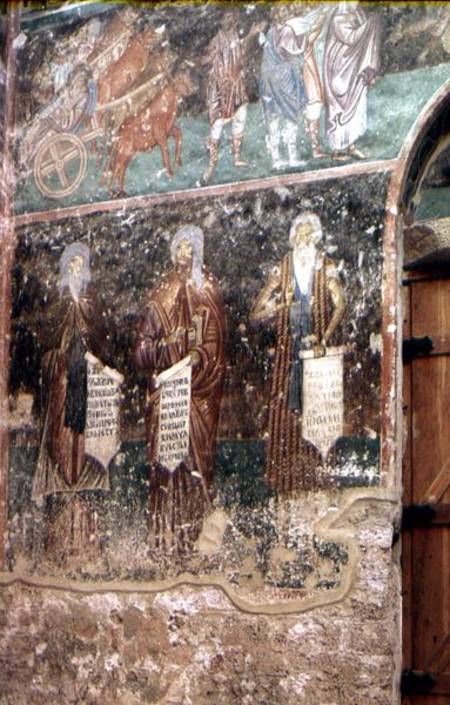 Detail from the Dormition of the Virgin a Serbian School