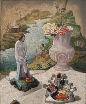Porcelain Figures and Flowers
