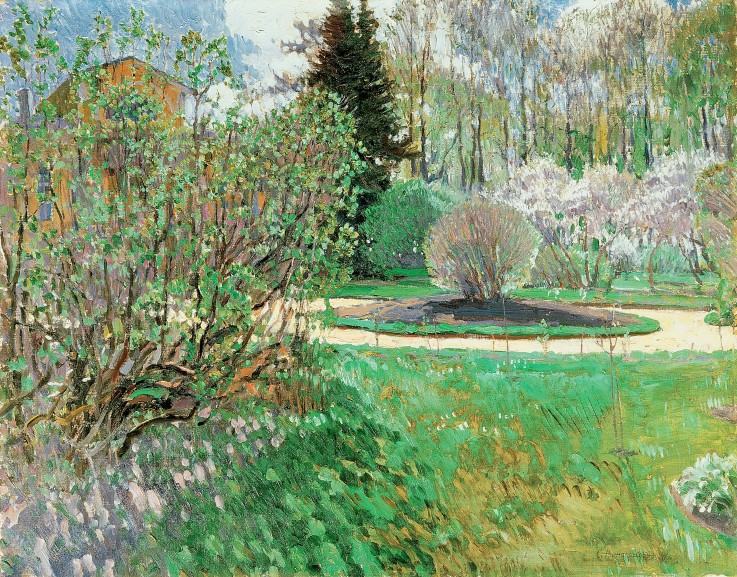 A garden. Spring a Sergej Arsenjewitsch Winogradow