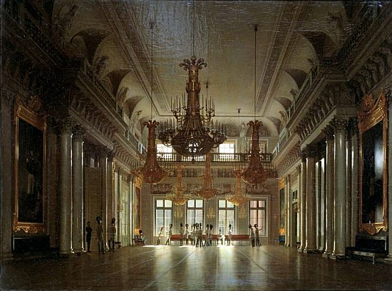 The Hall of the Field Marshal in the Winter Palace a Sergey Konstantinovich Zaryanko