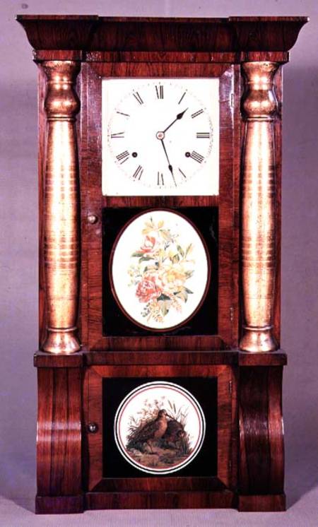 Columned clock a Seth Thomas