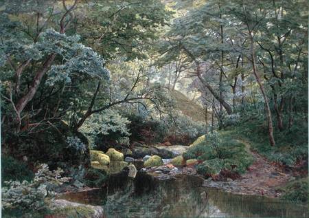A Woodland Stream a S.G. Williams Roscoe