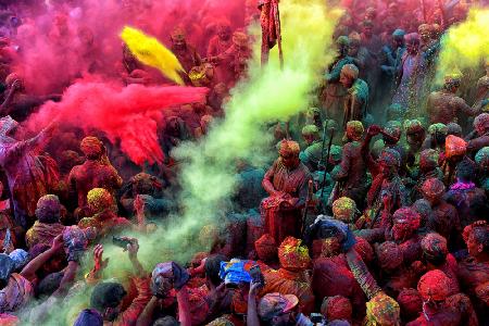 Colourful Holi